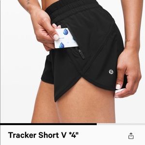 Lululemon Tracker V Short 4”